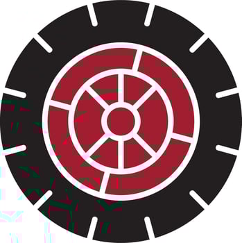 Wheel Vector Icon