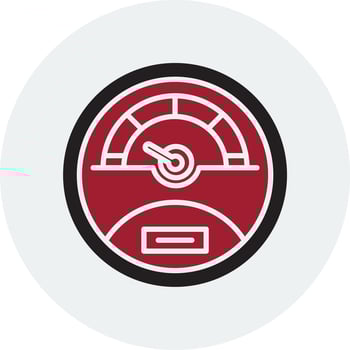 Speedometer Vector Icon