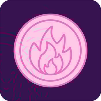 Flammable Vector Icon