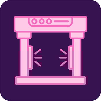Metal Detector Vector Icon