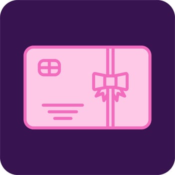 Gift Card Vector Icon