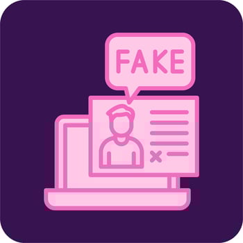Fake Vector Icon