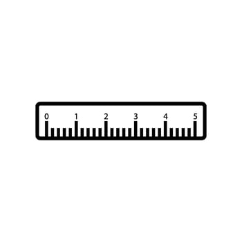 ruler icon design vector templates