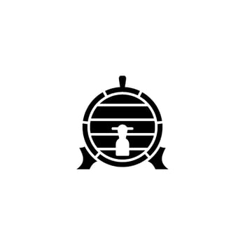barrel beer icon vector design templates