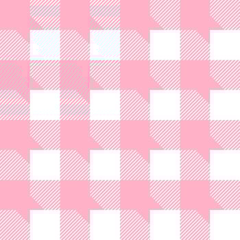 pink gingham seamless pattern, plaid repeating, checkered background, pink chess, wallpaper, fabric, tablecloth, textiles, dresses, paper, bedding, blankets, vector illustration