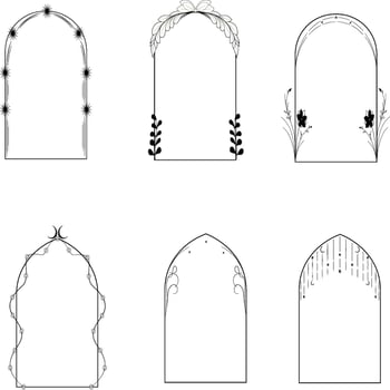 Arch Frame Illustration vector