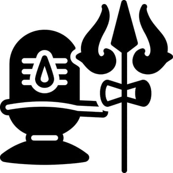 solid icon for lord vector