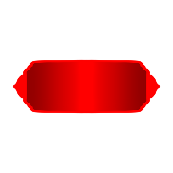 Luxury red Islamic Frame image with transparent background png