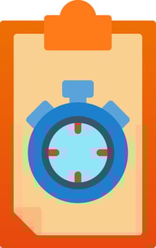 Alarm Clock Vector Icon Design