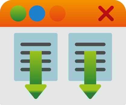 Web Browser Vector Icon Design