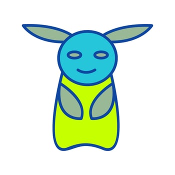 Unique Game Character Vector Icon