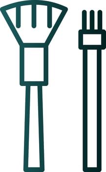 Makeup Brushes Vector Icon Design