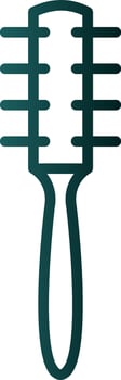 Dry Brush Vector Icon Design