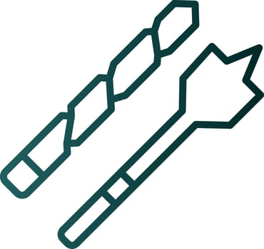Drill bit Vector Icon Design