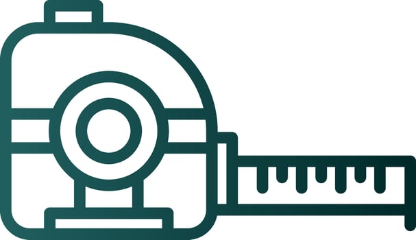 Measuring tape Vector Icon Design
