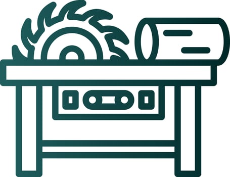 Sawmill Vector Icon Design