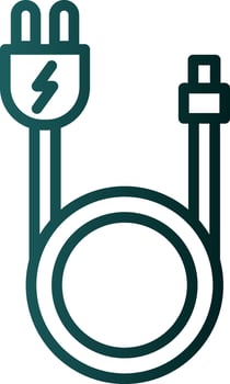 Power cable Vector Icon Design