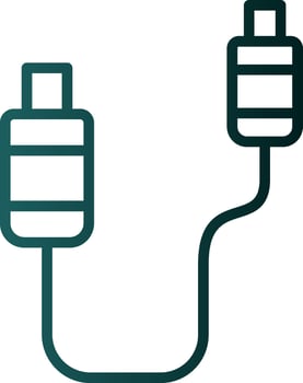 Jack connector Vector Icon Design