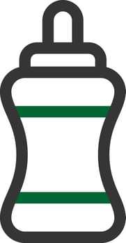 Water Bottle Creative Icon Design vector