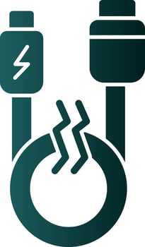 Usb cable Vector Icon Design