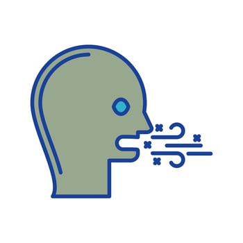 Bad Breath Vector Icon