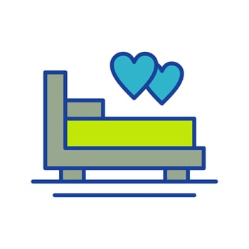 Honeymoon Vector Icon