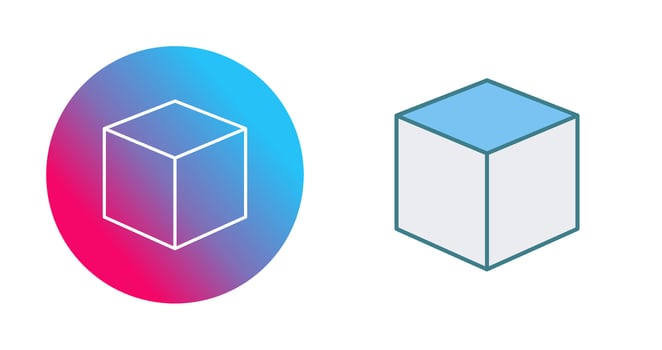 Cubic Design Vector Icon
