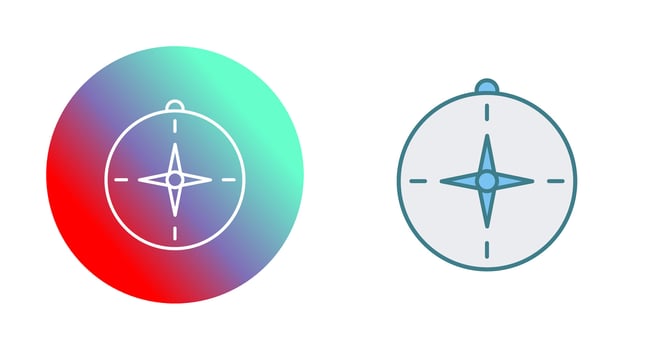 Compass Vector Icon