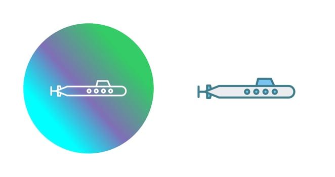 Submarine Vector Icon