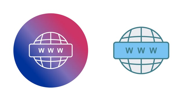 World Wide Web Vector Icon