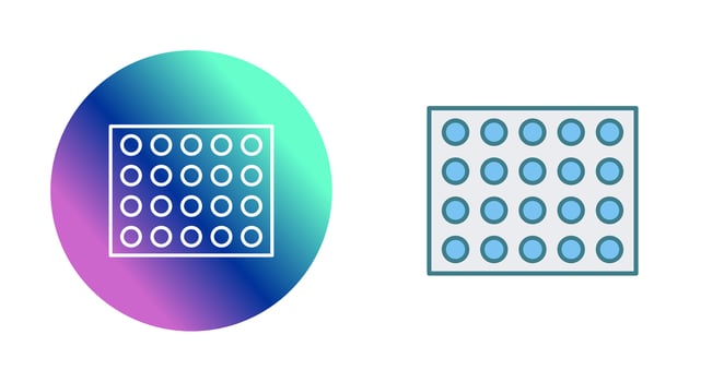Colored Palette Vector Icon