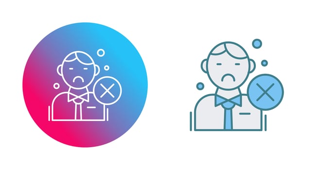 Rejected Vector Icon