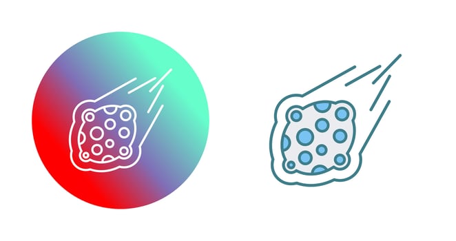 Meteorite Vector Icon