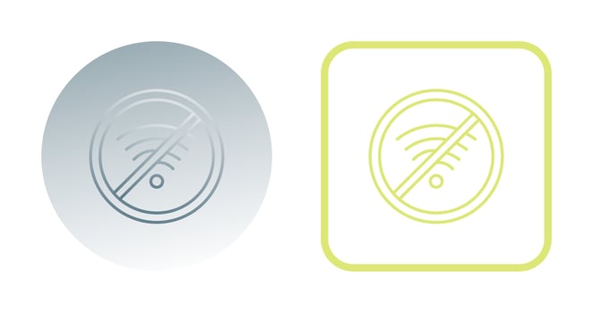 No Wifi Vector Icon