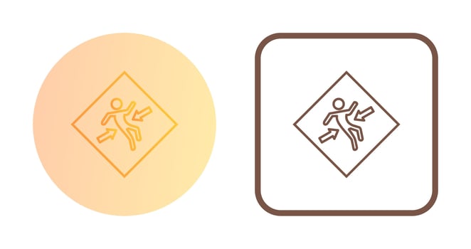 Crush Zone Vector Icon