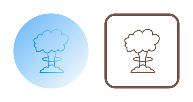 Unique Bomb Blast Vector Icon