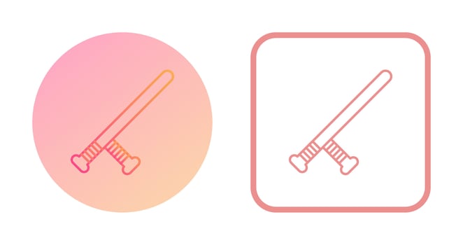 Baton Vector Icon