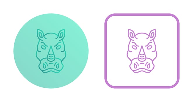 Rhino Vector Icon