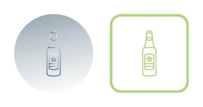 Beer Bottle Vector Icon
