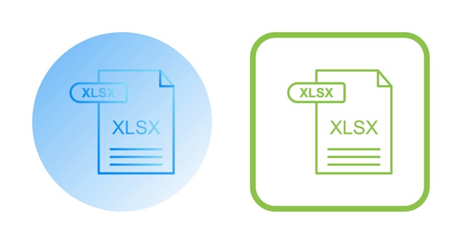 XLSX Vector Icon