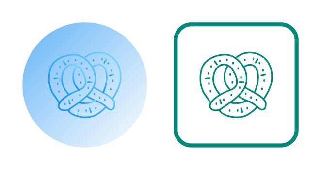 Pretzel Vector Icon