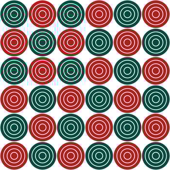 Christmas circle pattern. Circle vector seamless pattern. Decorative element, wrapping paper, wall tiles, floor tiles, bathroom tiles.