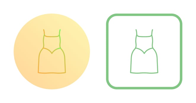 Party Dress Vector Icon