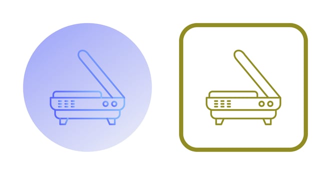 Scanner Vector Icon