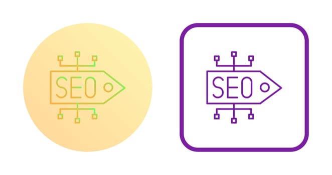 SEO Tag Vector Icon