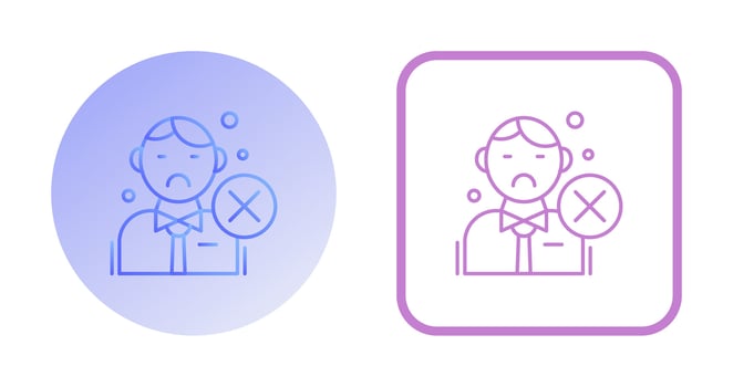 Rejected Vector Icon