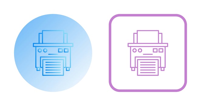 Printer Vector Icon