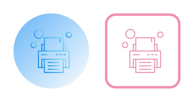 Printer Vector Icon