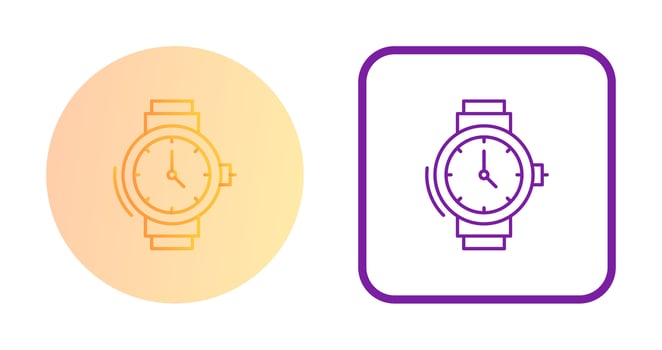 Wristwatch Vector Icon