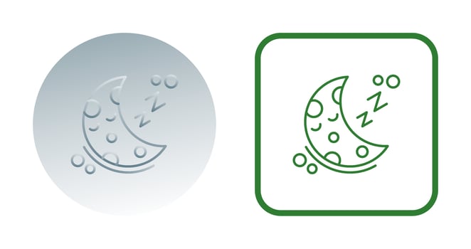 Sleeping Vector Icon
